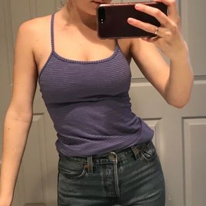 Lulu Lemon work out striped tank